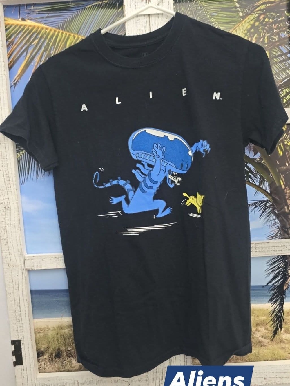 Ripple Junction Black ALIEN Graphic Tee
